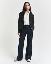 Cardigan in un colore a contrasto