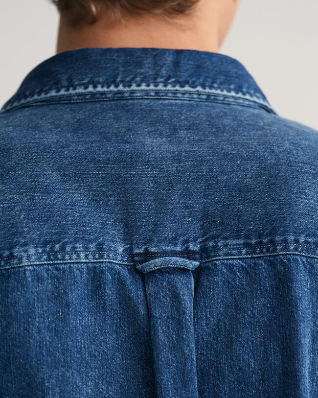 Camicia in denim oversize