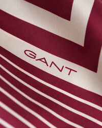 Foulard in seta orlato con monogramma