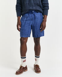 Pantaloncini Resort in lino relaxed fit