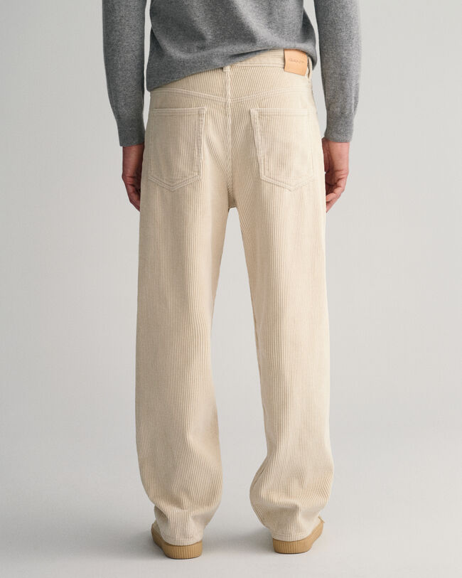 Jeans in velluto a coste loose fit