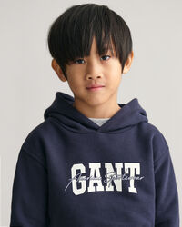 Felpa con cappuccio Arch Script GANT Kids
