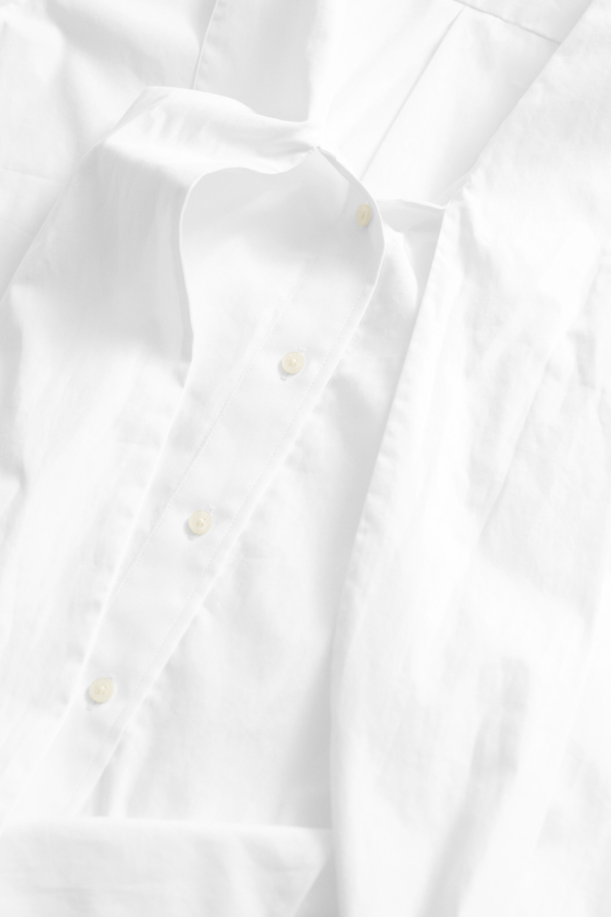Camicia in popeline con fiocco