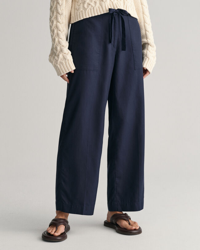 Pantaloni con cintura in vita relaxed fit