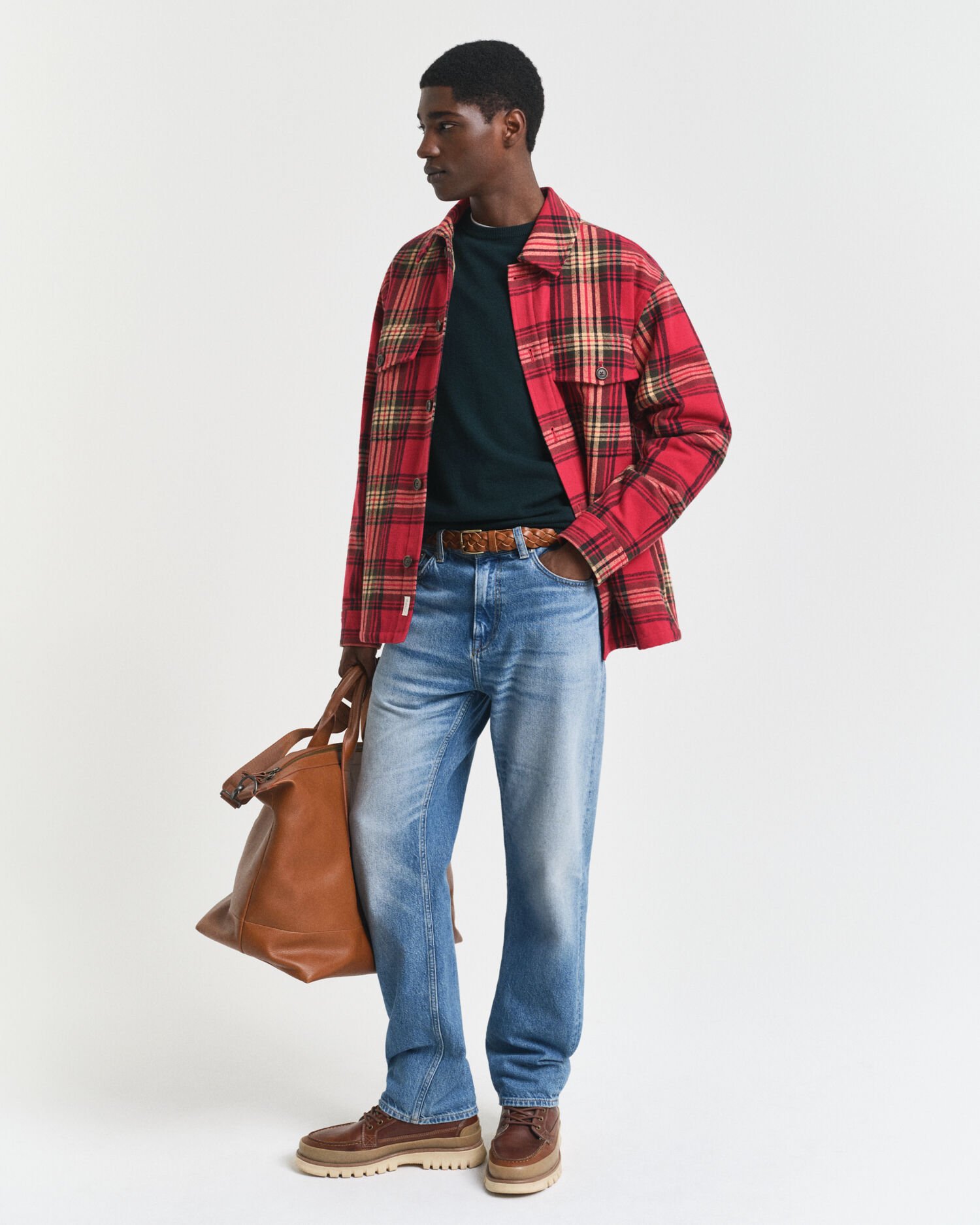 Maglia girocollo in finissima lana d’agnello