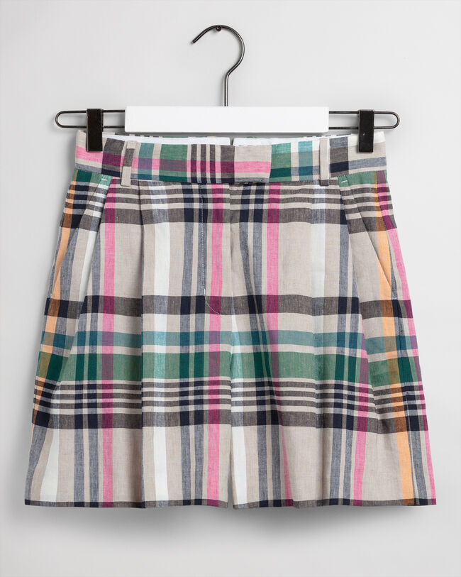 Pantaloncini sartoriali a quadri