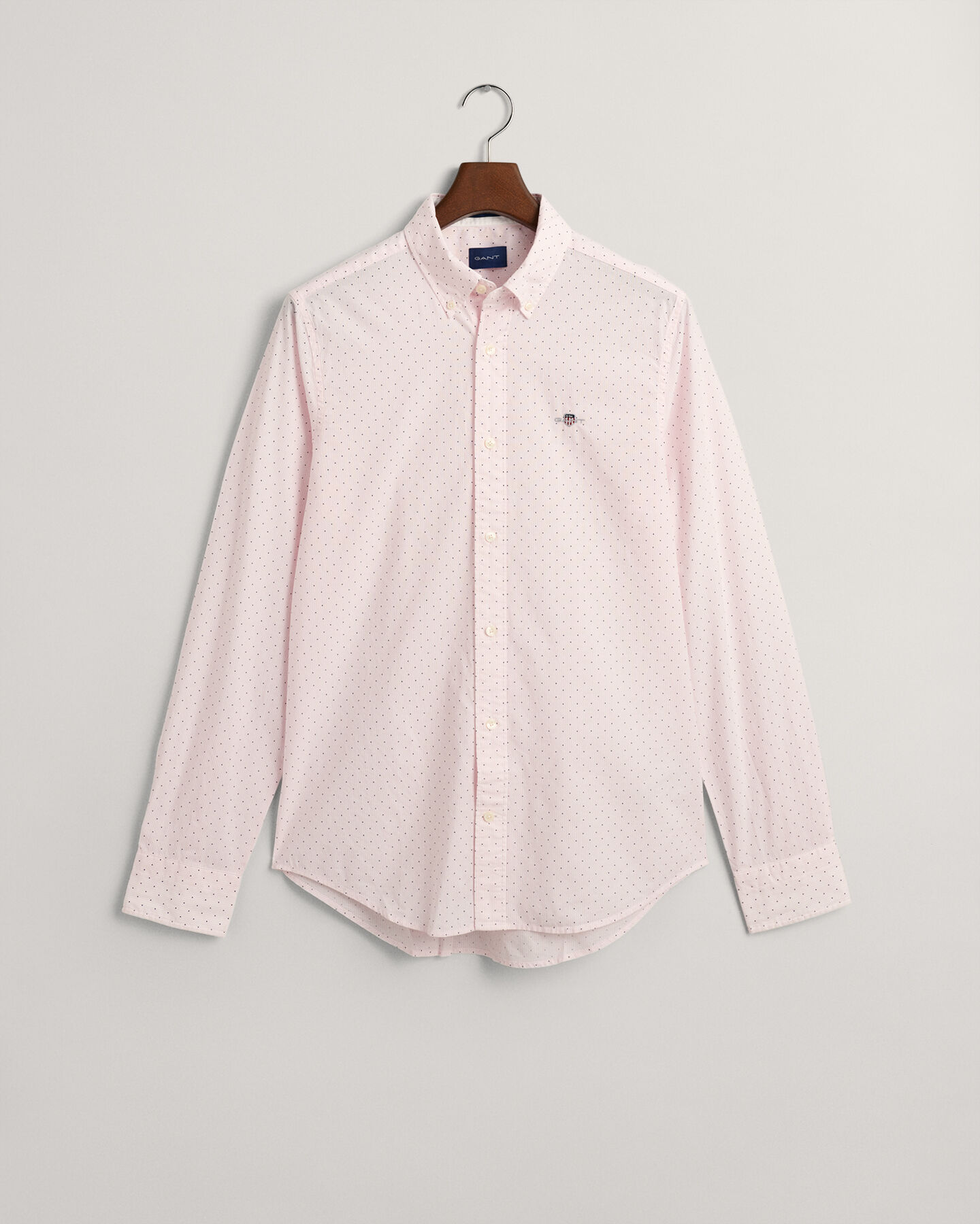 Camicia a pois Banker slim fit