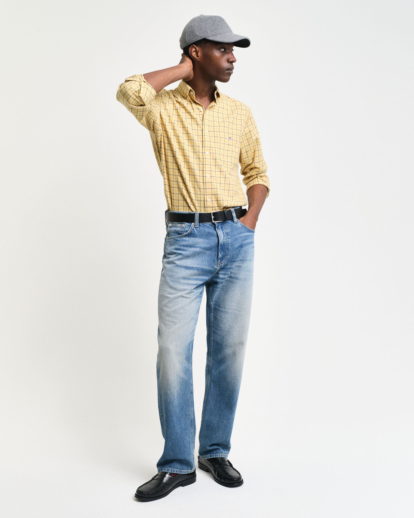 Camicia in twill tattersall regular fit