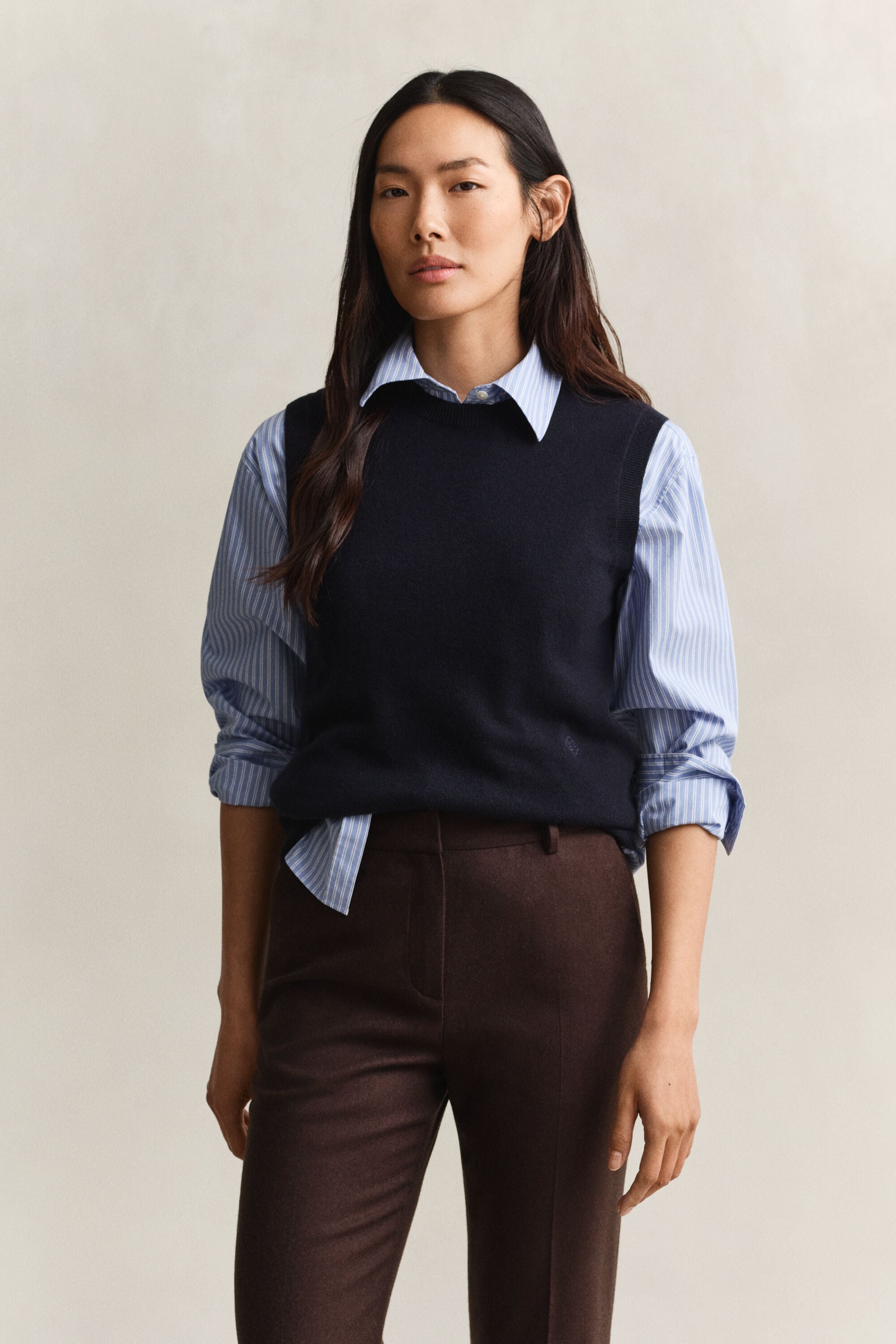 Smanicato in maglia di lana