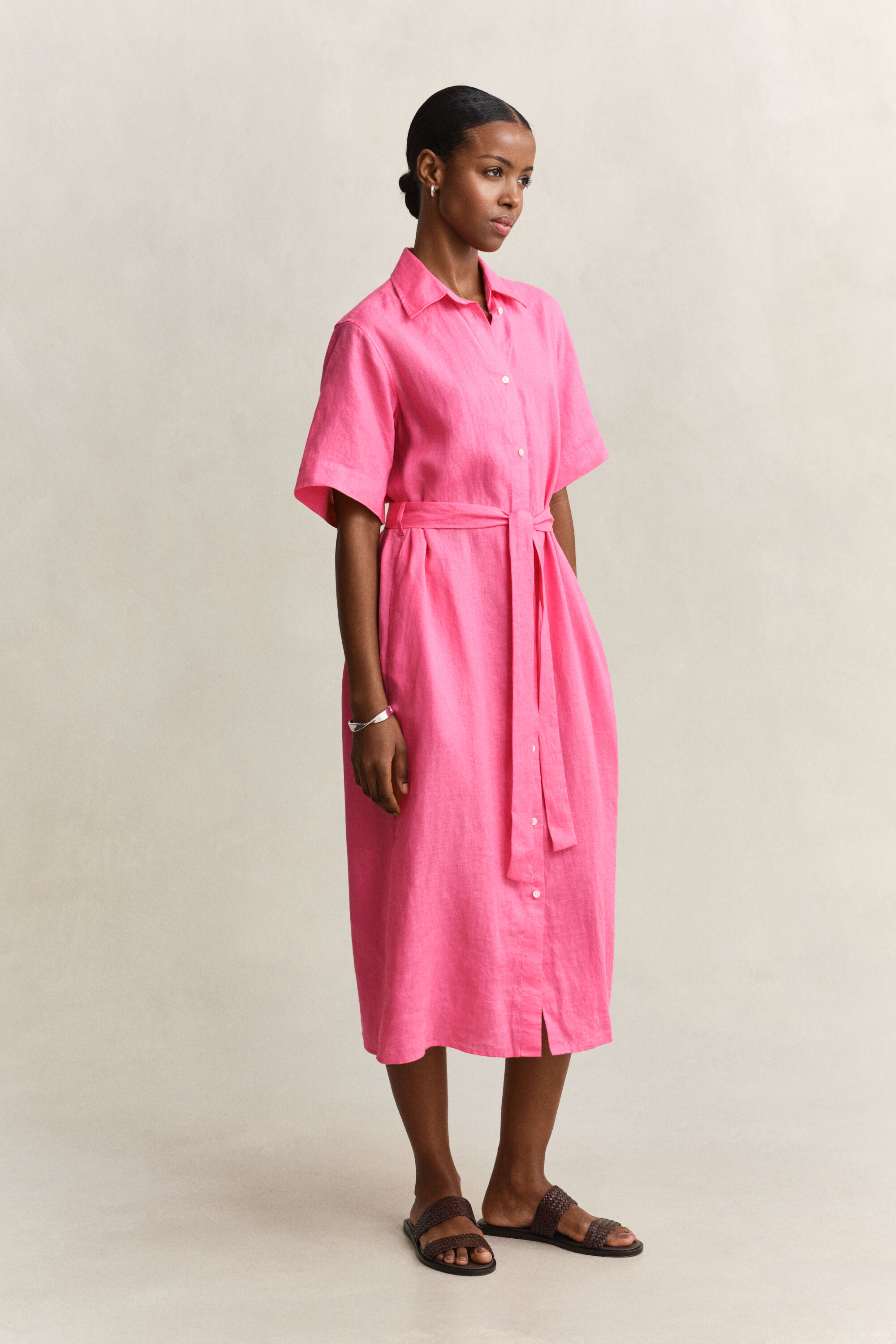 Abito chemisier in lino