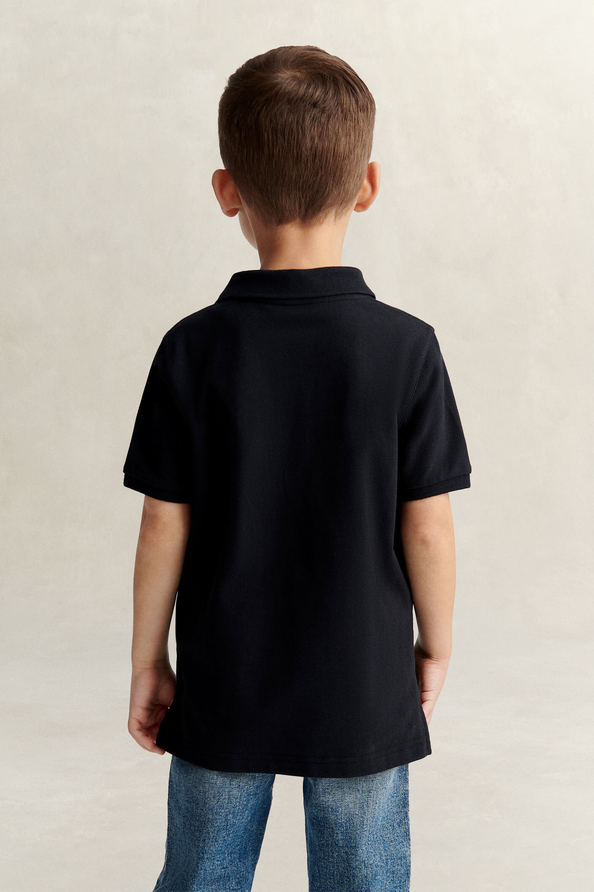 Polo Shield in piqué Kids