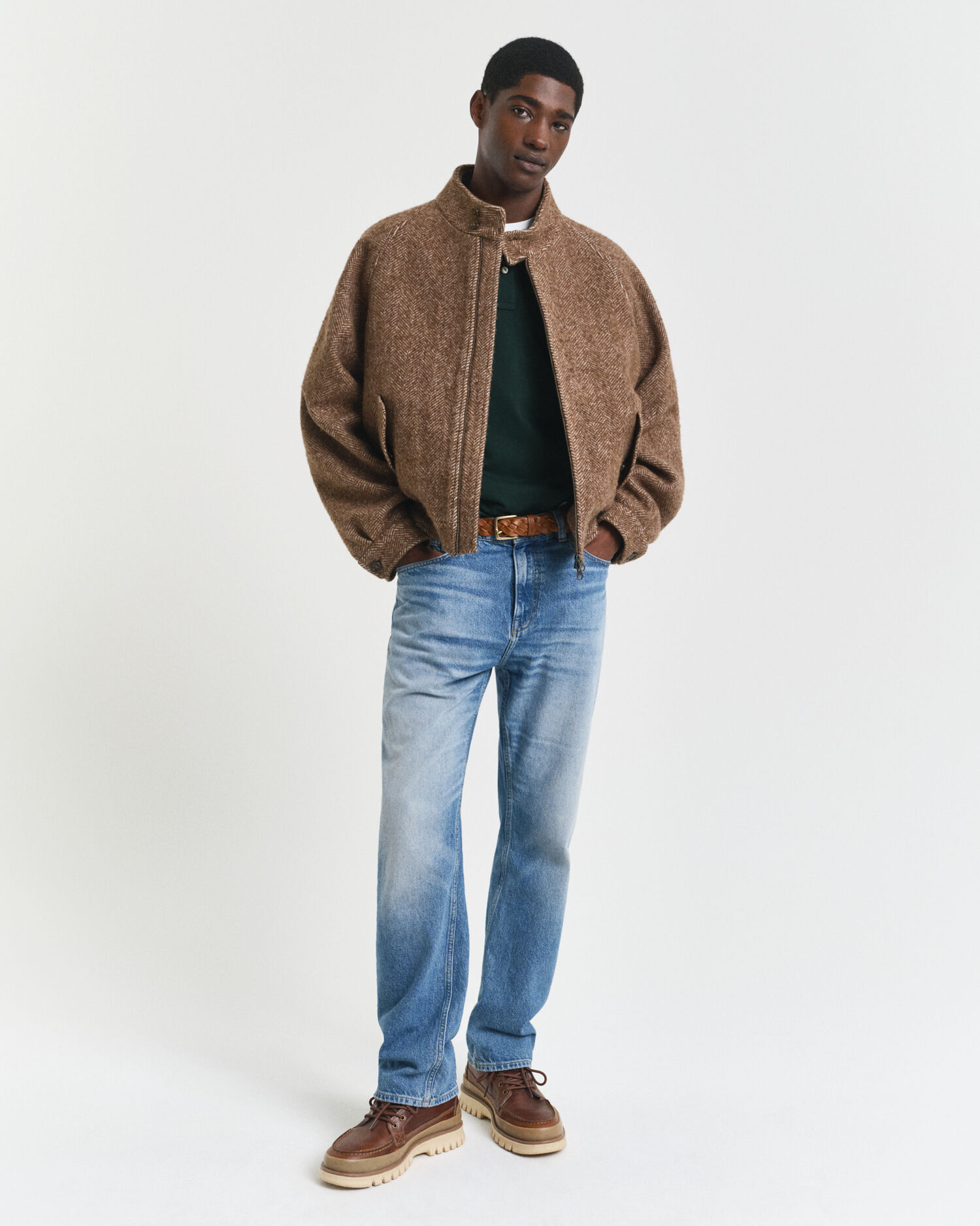 Rugger in piqué Shield