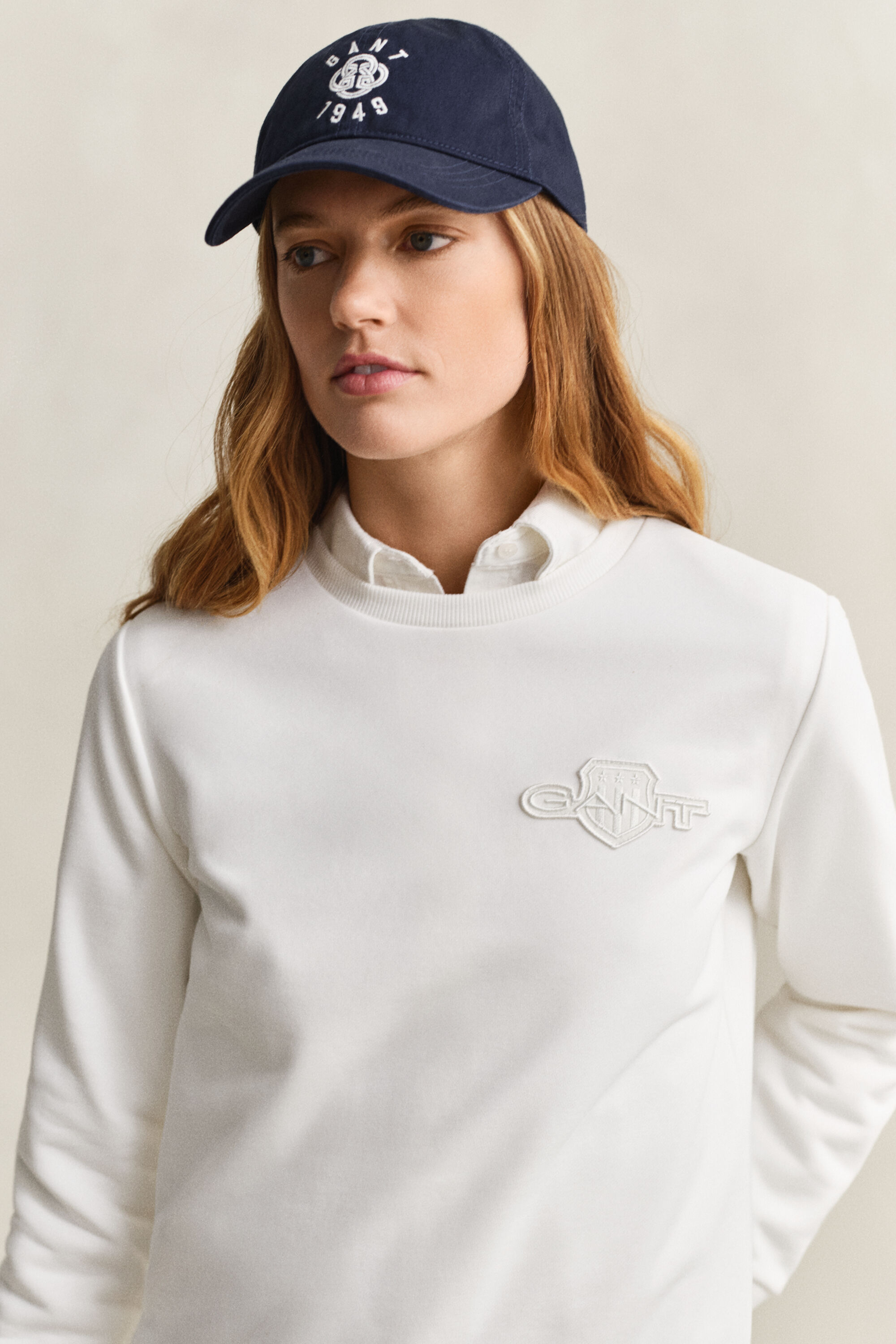 Felpa girocollo Tonal Shield