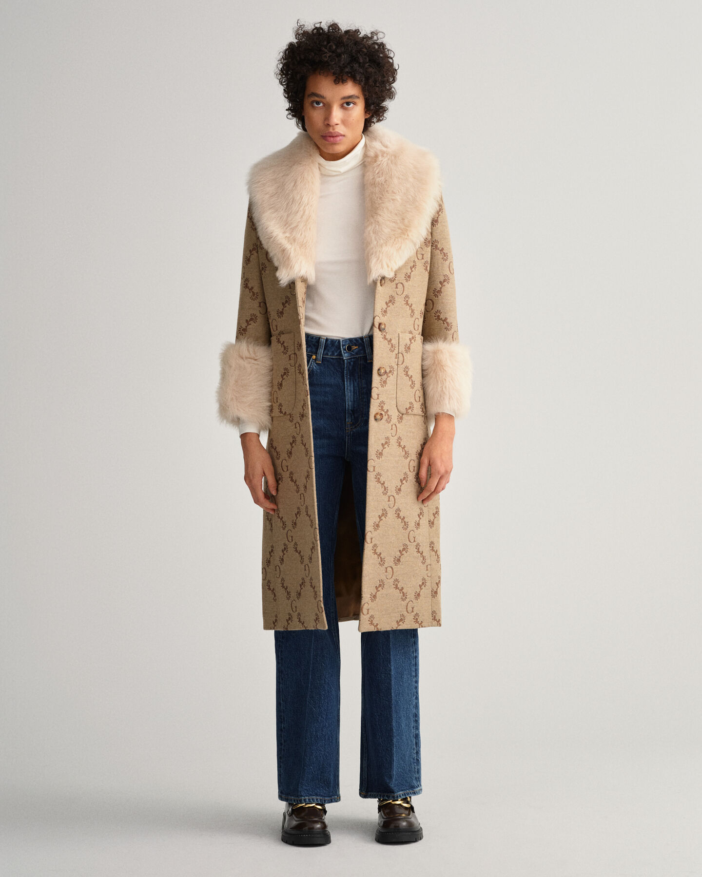 Cappotto Jacquard G Monogram