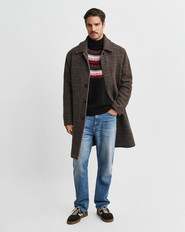 Maglia a collo alto Fair Isle