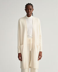 Cardigan in lana lungo