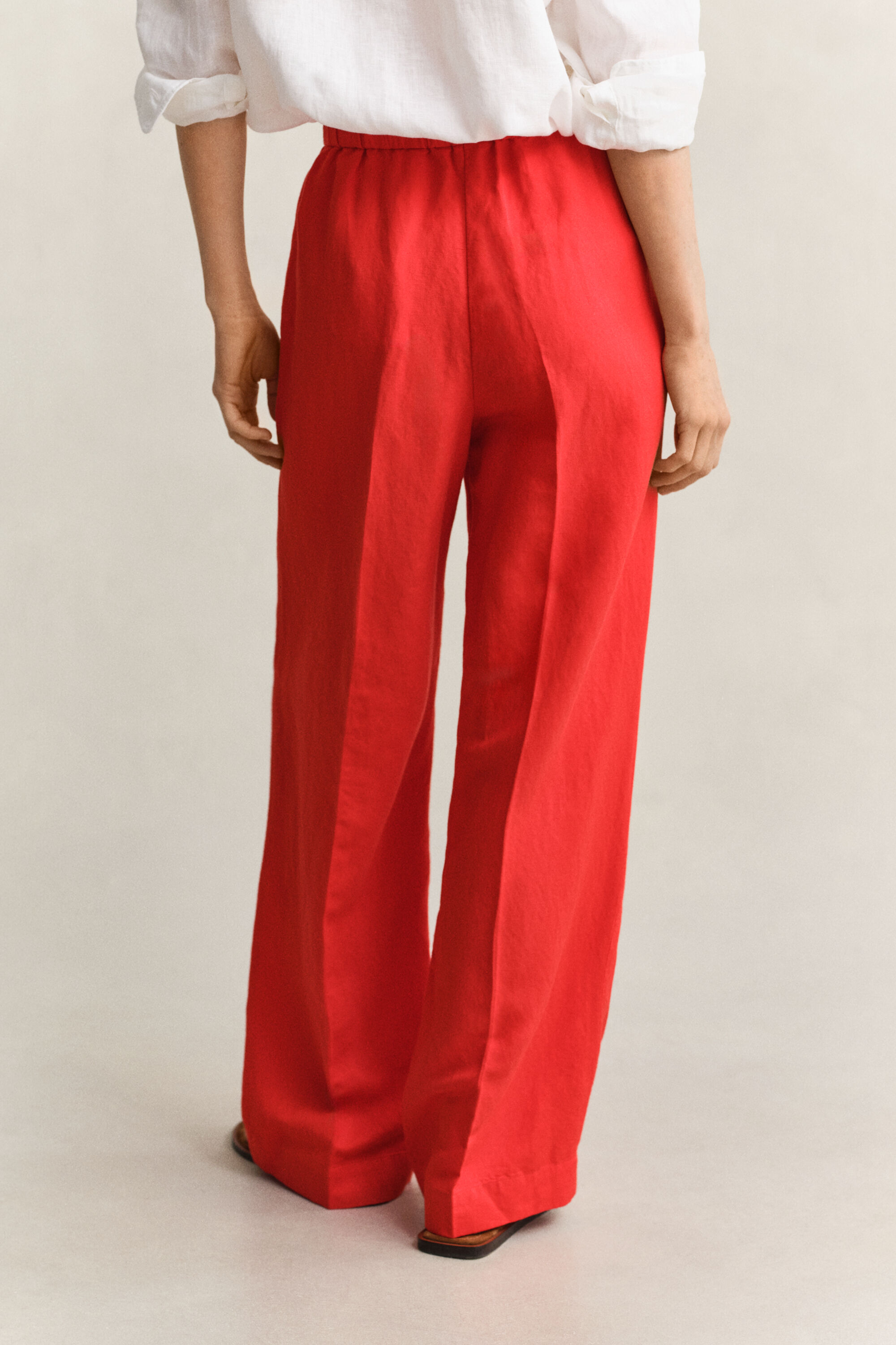 Pantaloni in misto lino