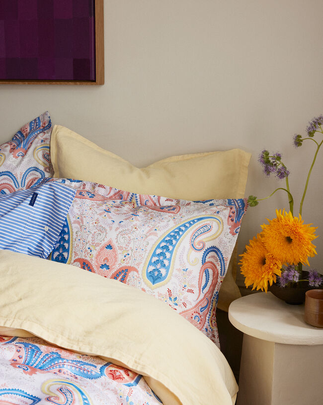 Federa in misto lino-cotone