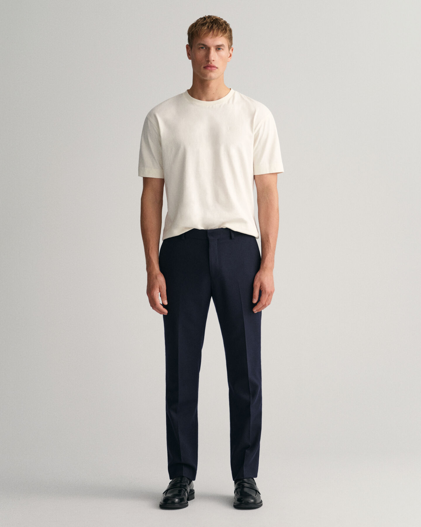 Pantaloni in flanella slim fit