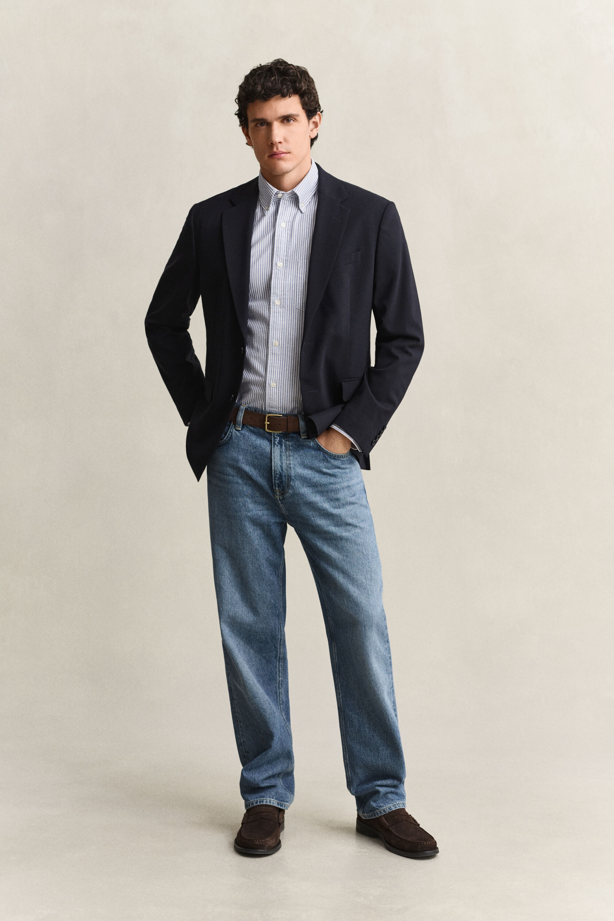Camicia Oxford a righe Classic regular