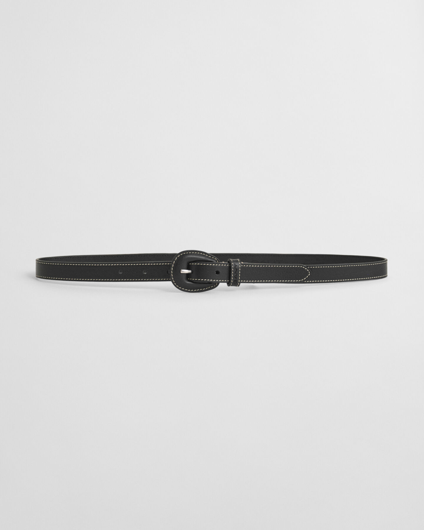 Cintura con fibbia in pelle rivestita