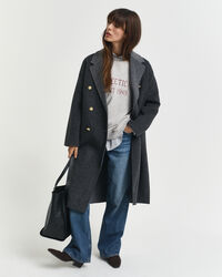 Felpa girocollo con stampa