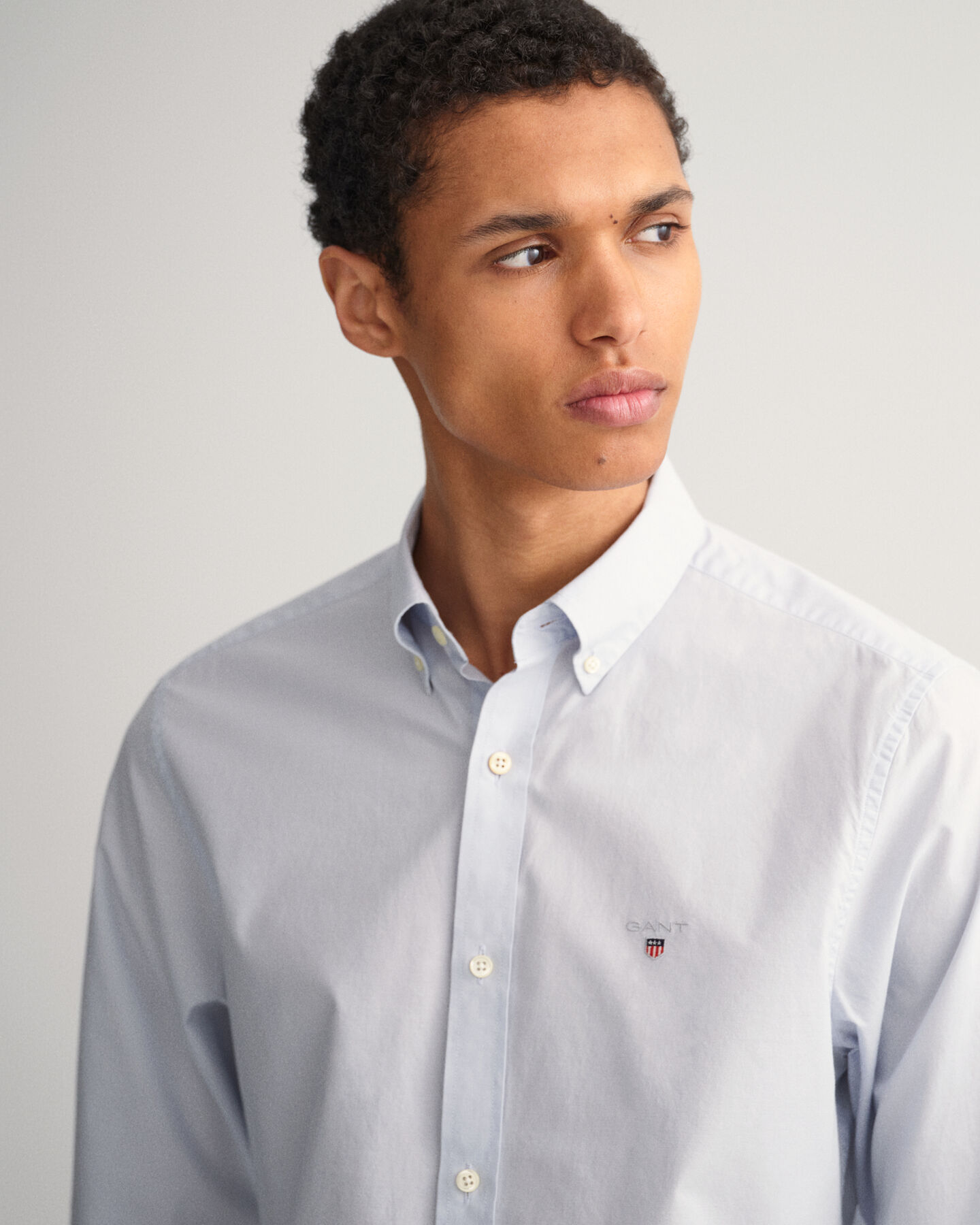 Camicia in broadcloth slim fit