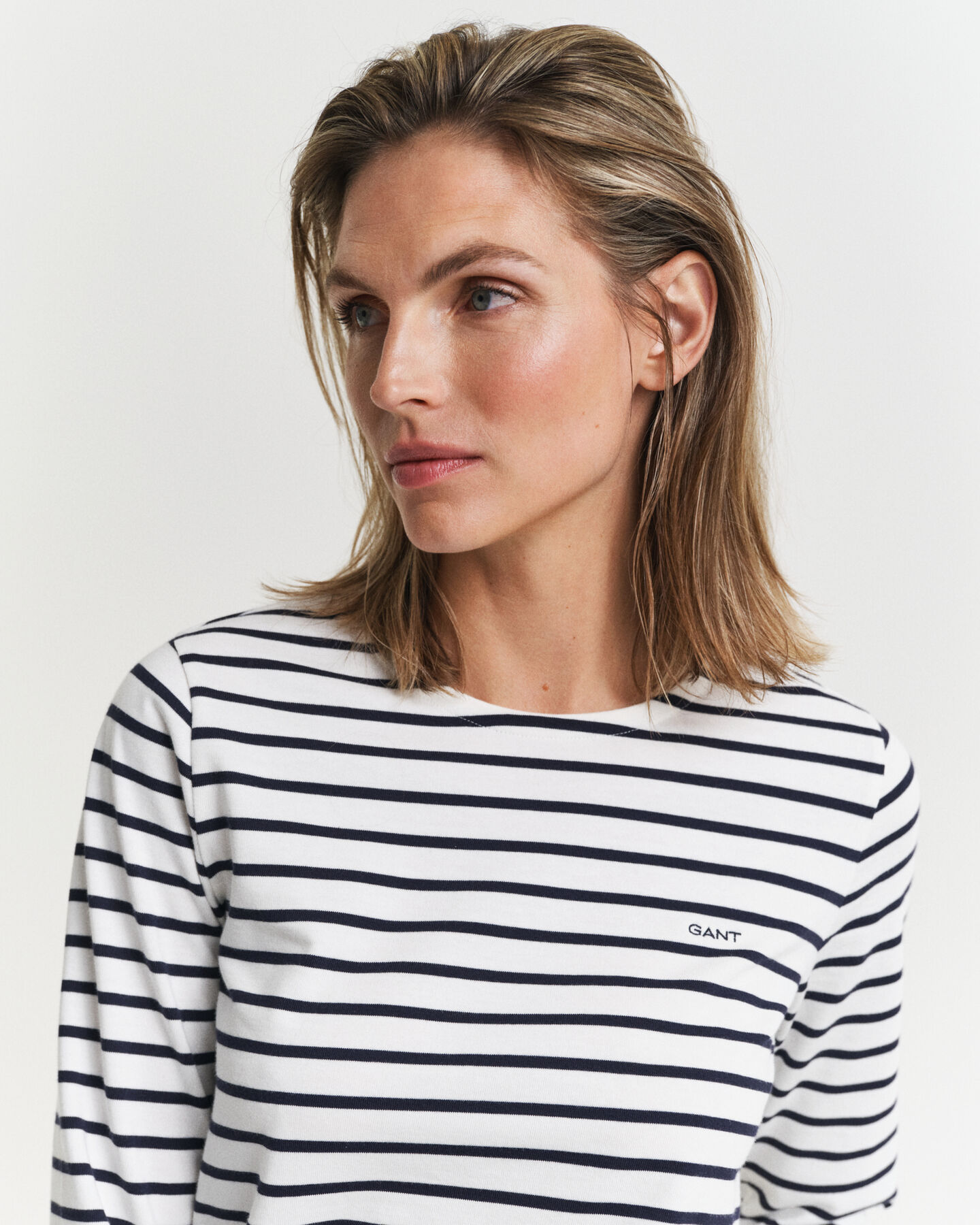 T-shirt Breton con maniche a 3/4