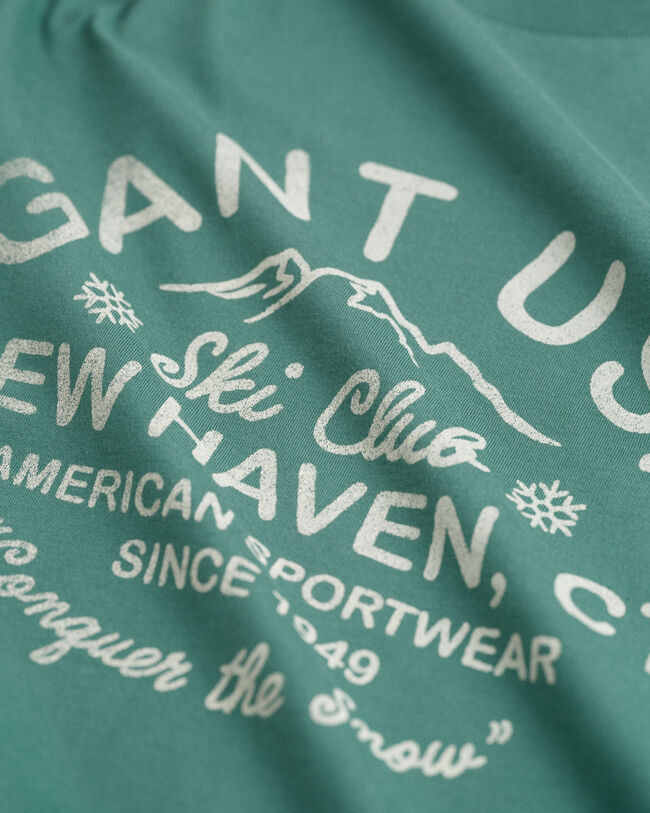 T-shirt stampa Winter Sports GANT