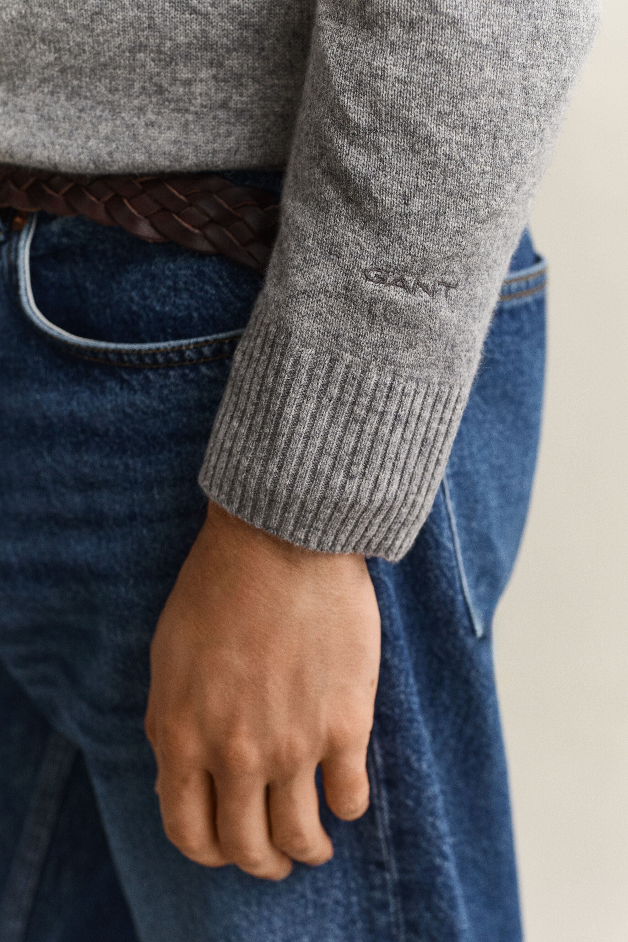 Maglia girocollo in cashmere