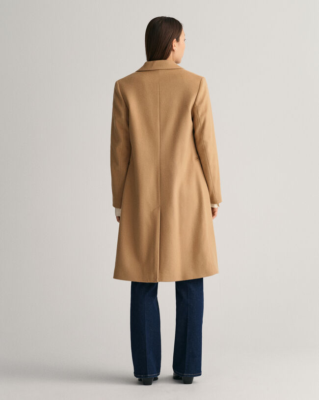 Capotto sartoriale in misto lana