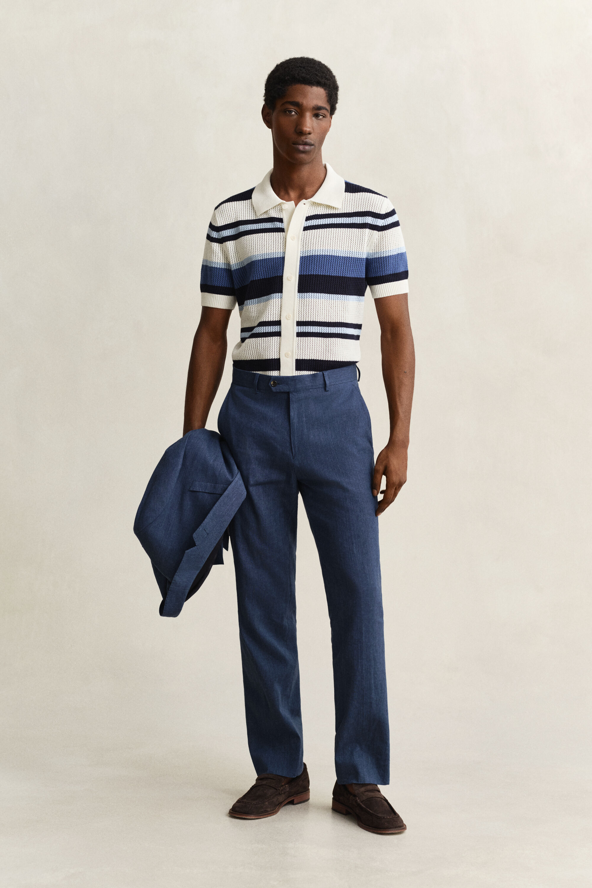 Pantaloni eleganti in misto lino