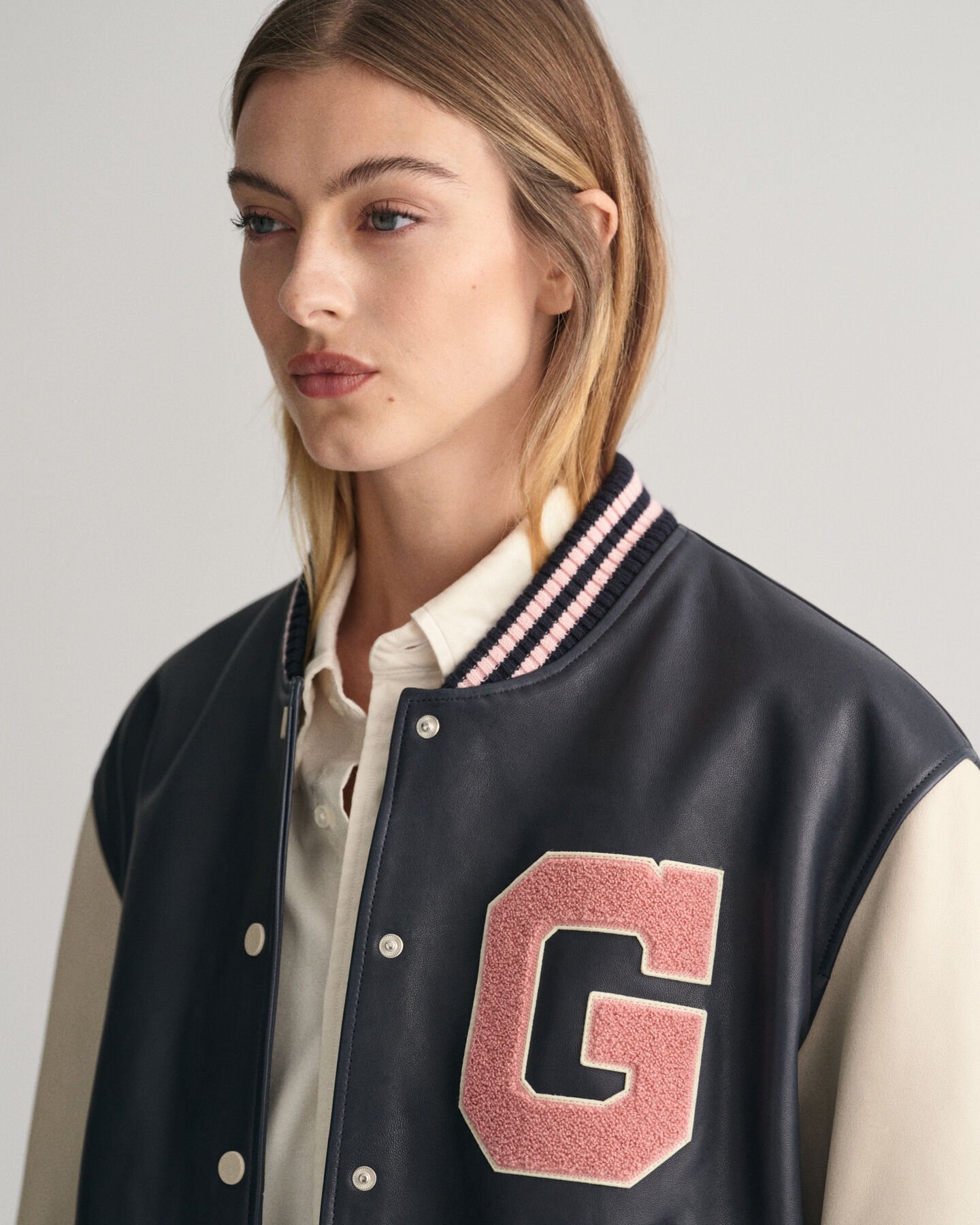GANT Varsity Jacket in pelle