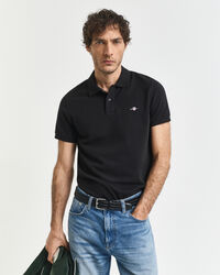 Polo Shield in piqué slim fit