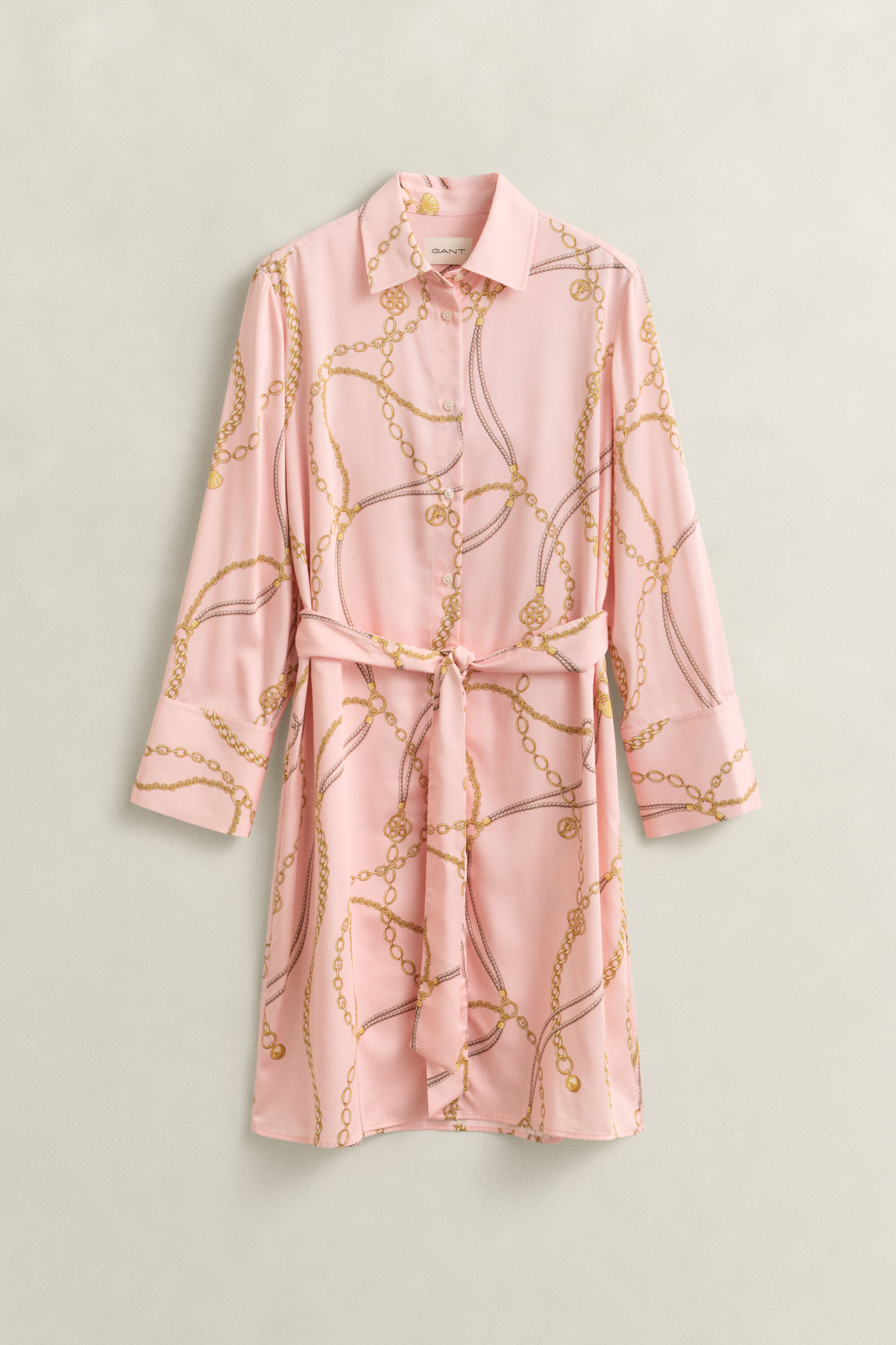 Abito chemisier con cintura