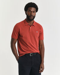 Polo Shield in piqué regular fit