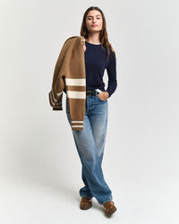 Maglia girocollo in maglia fine