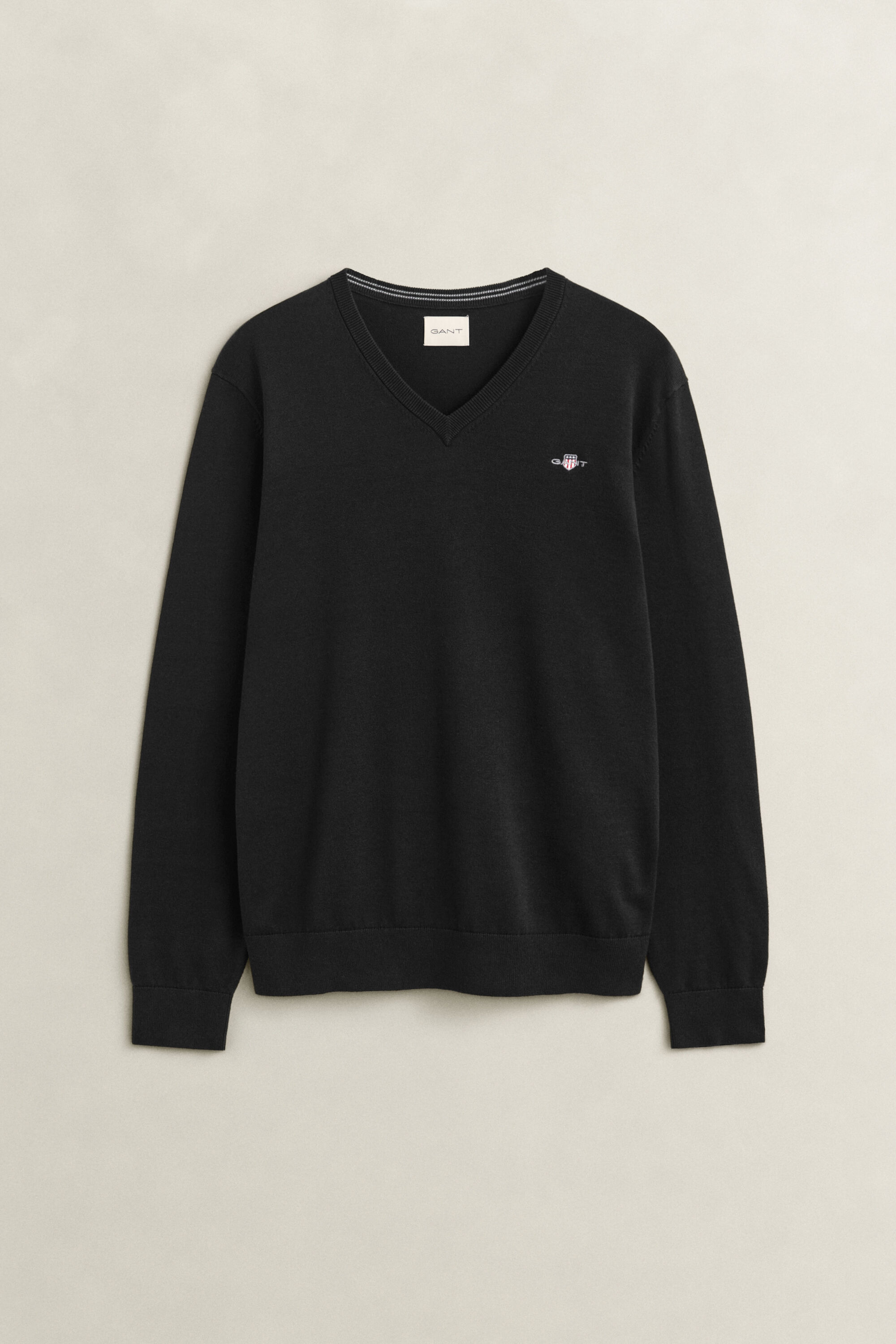 Maglia con scollo a V in cotone