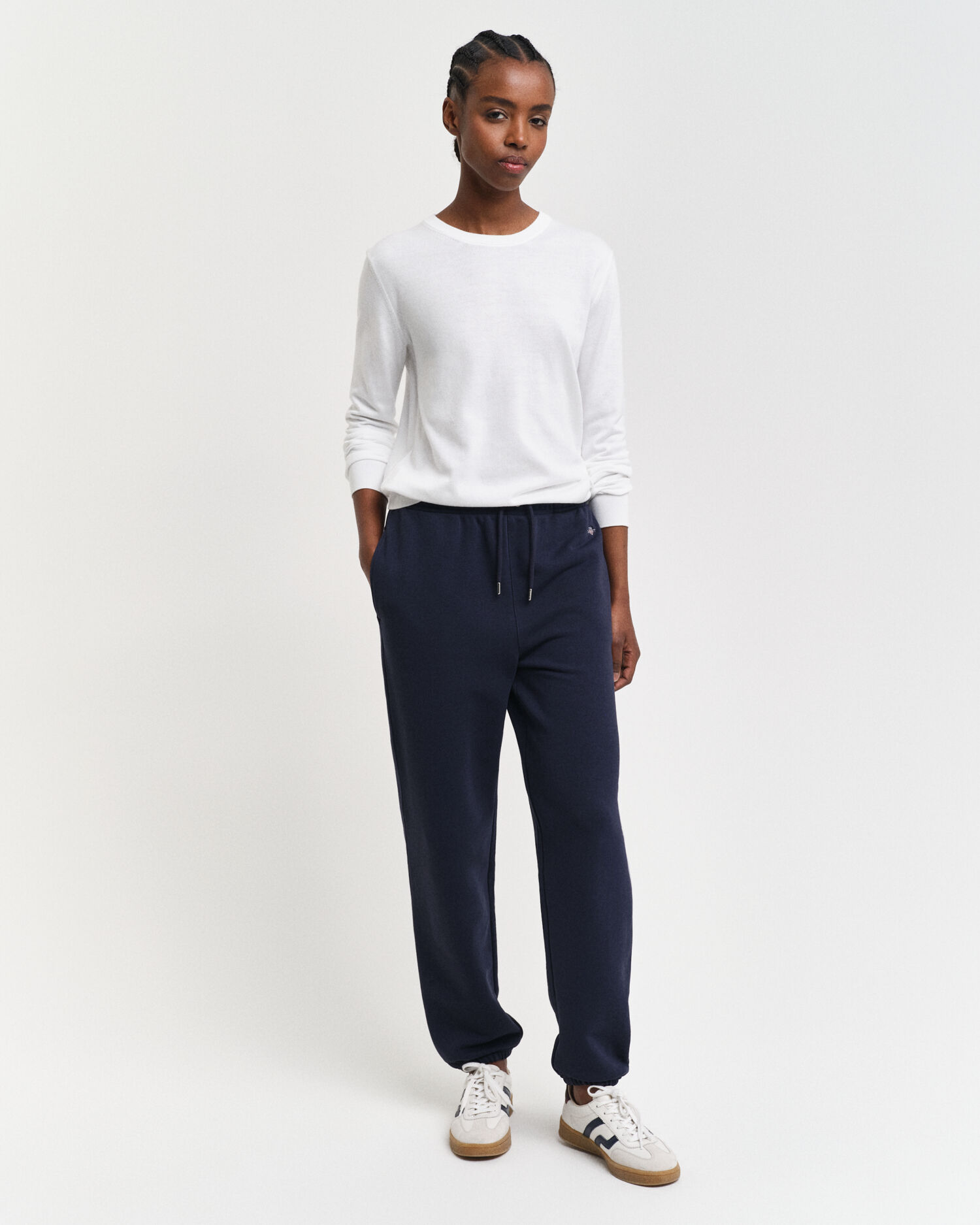 Maglia girocollo in maglia fine