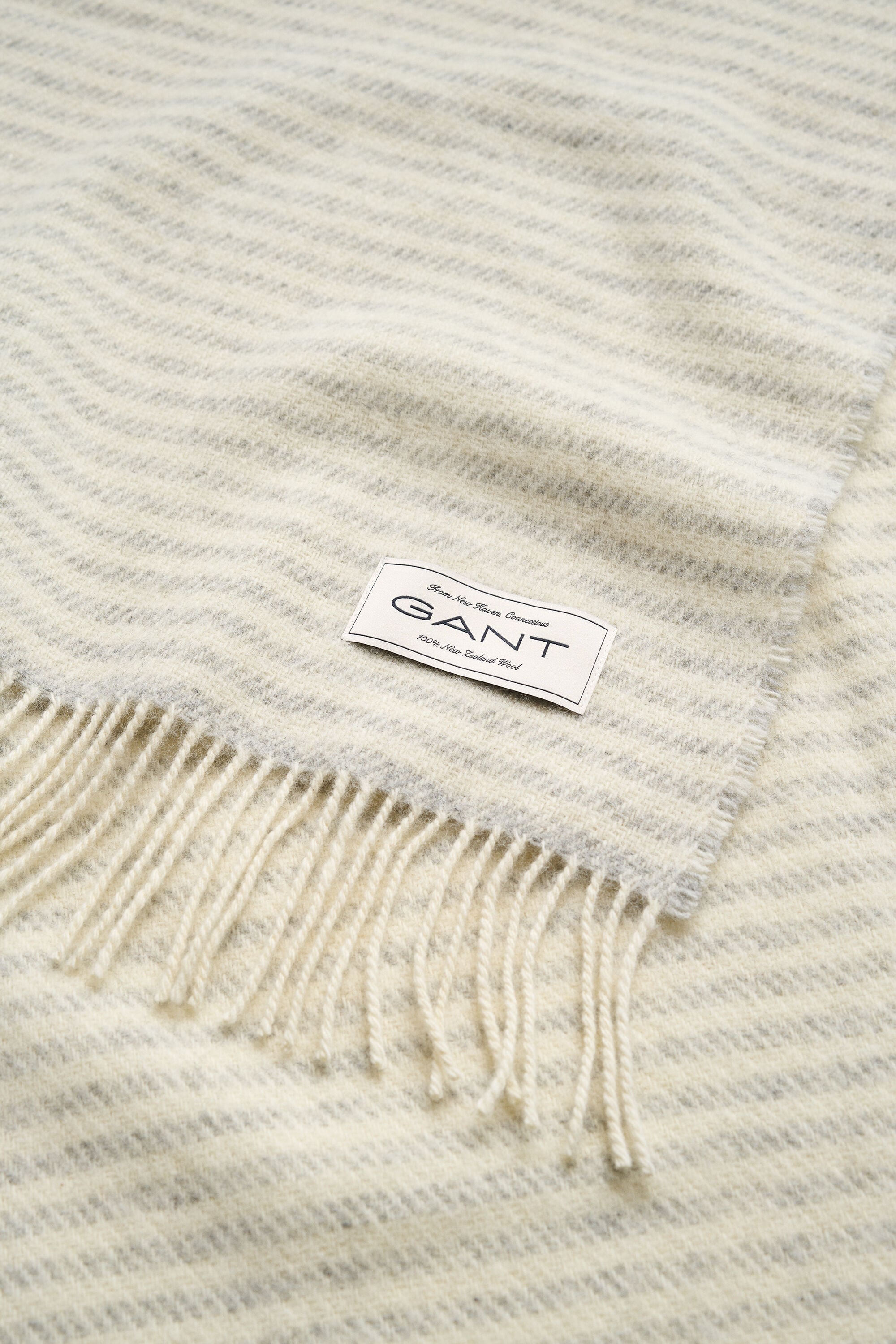 Coperta di lana a righe