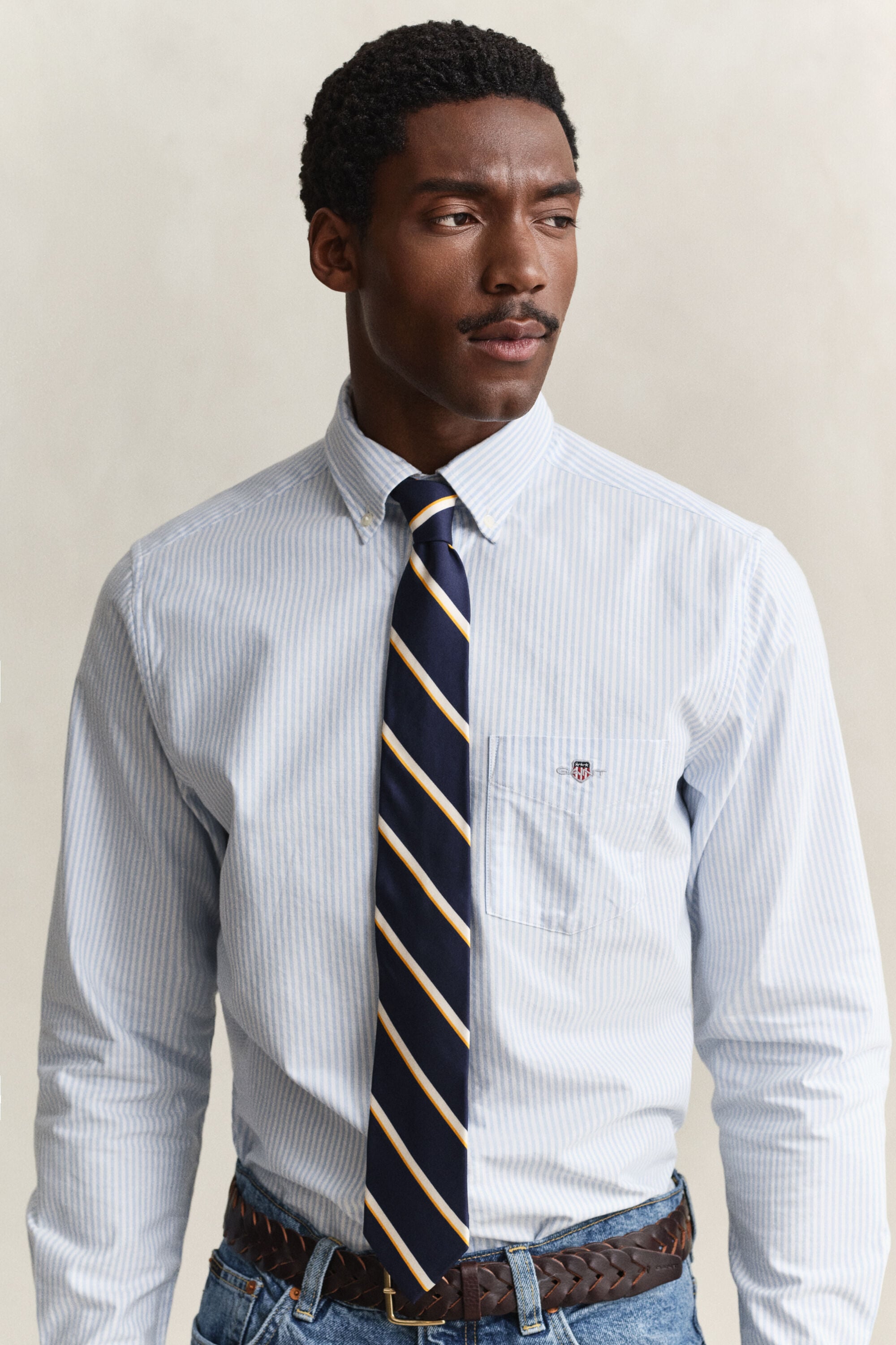 Camicia Oxford a righe Classic regular