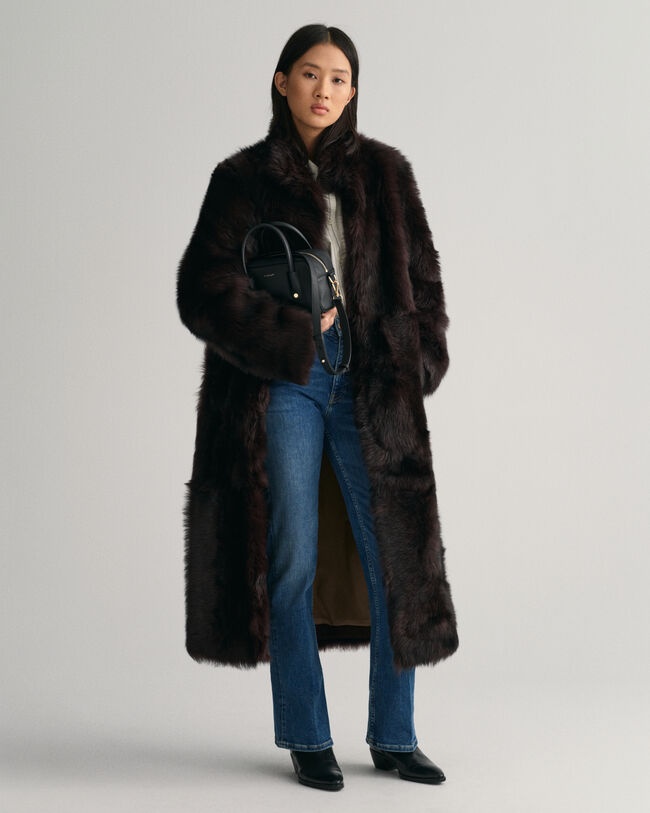 Cappotto lungo in montone