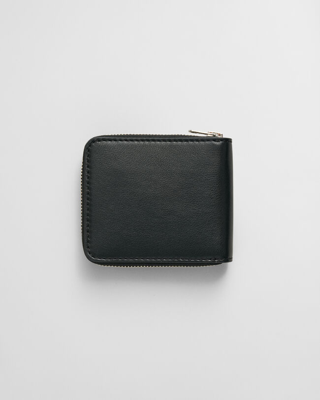 Portafoglio in pelle con zip