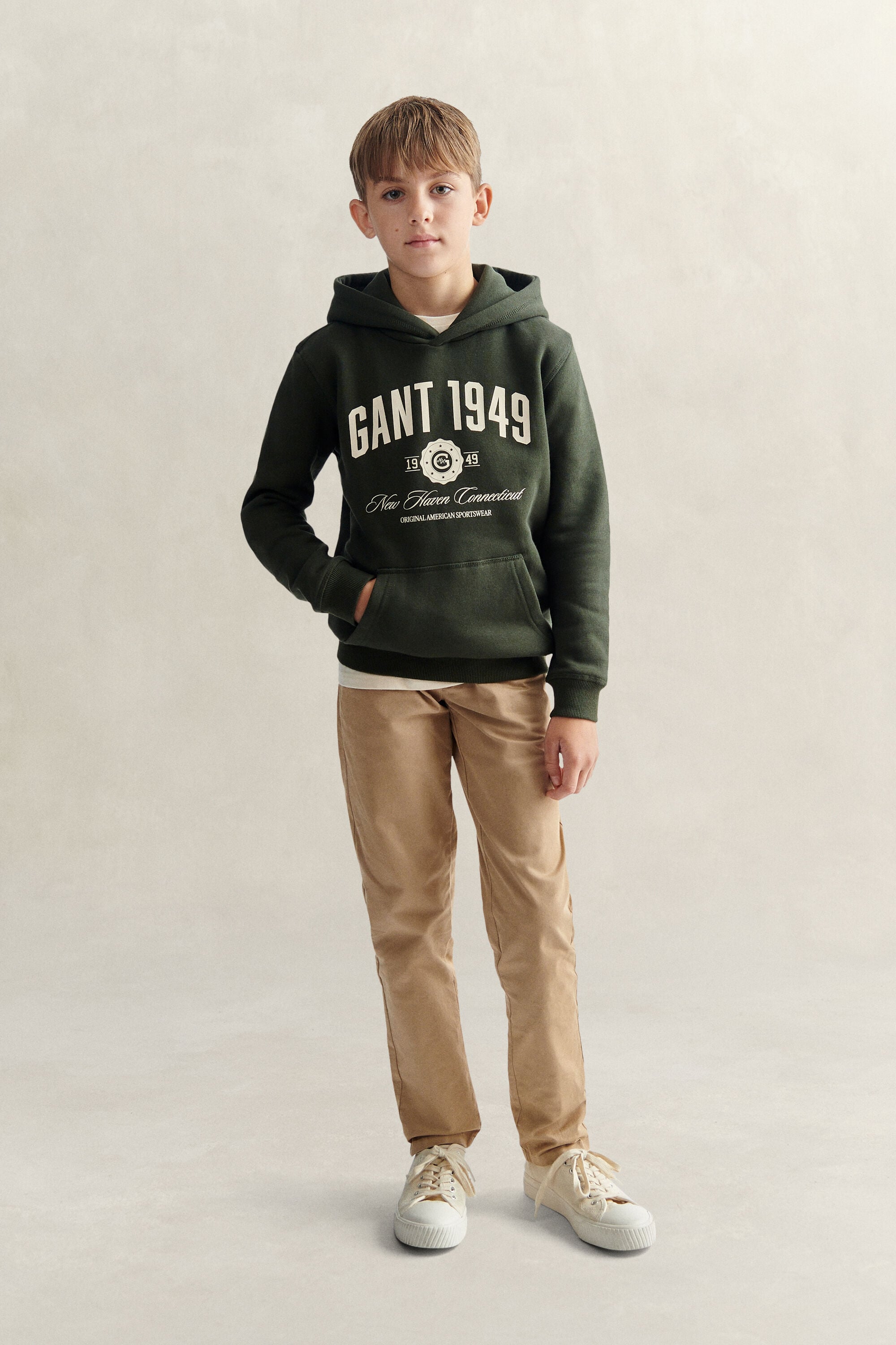 Felpa con cappuccio Collegiate Teen Boys