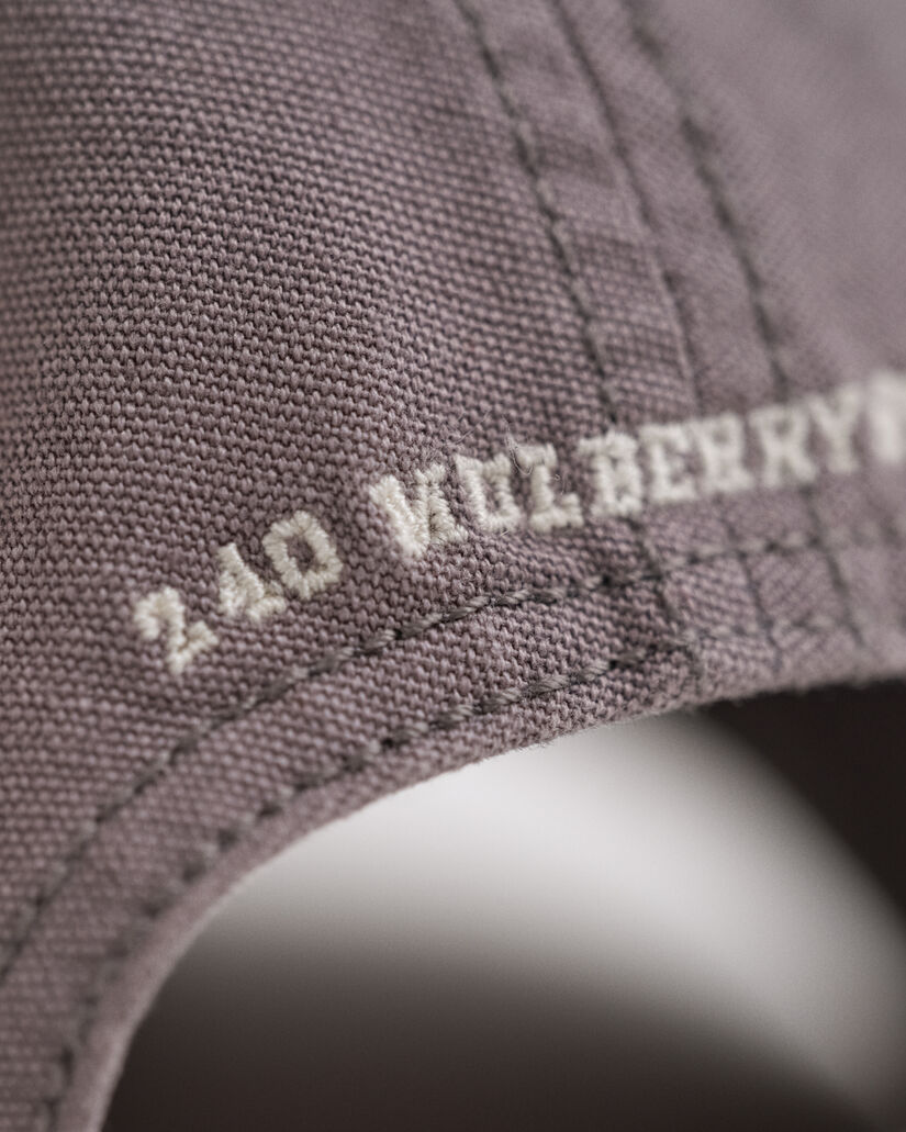 Cappellino in tela délavé