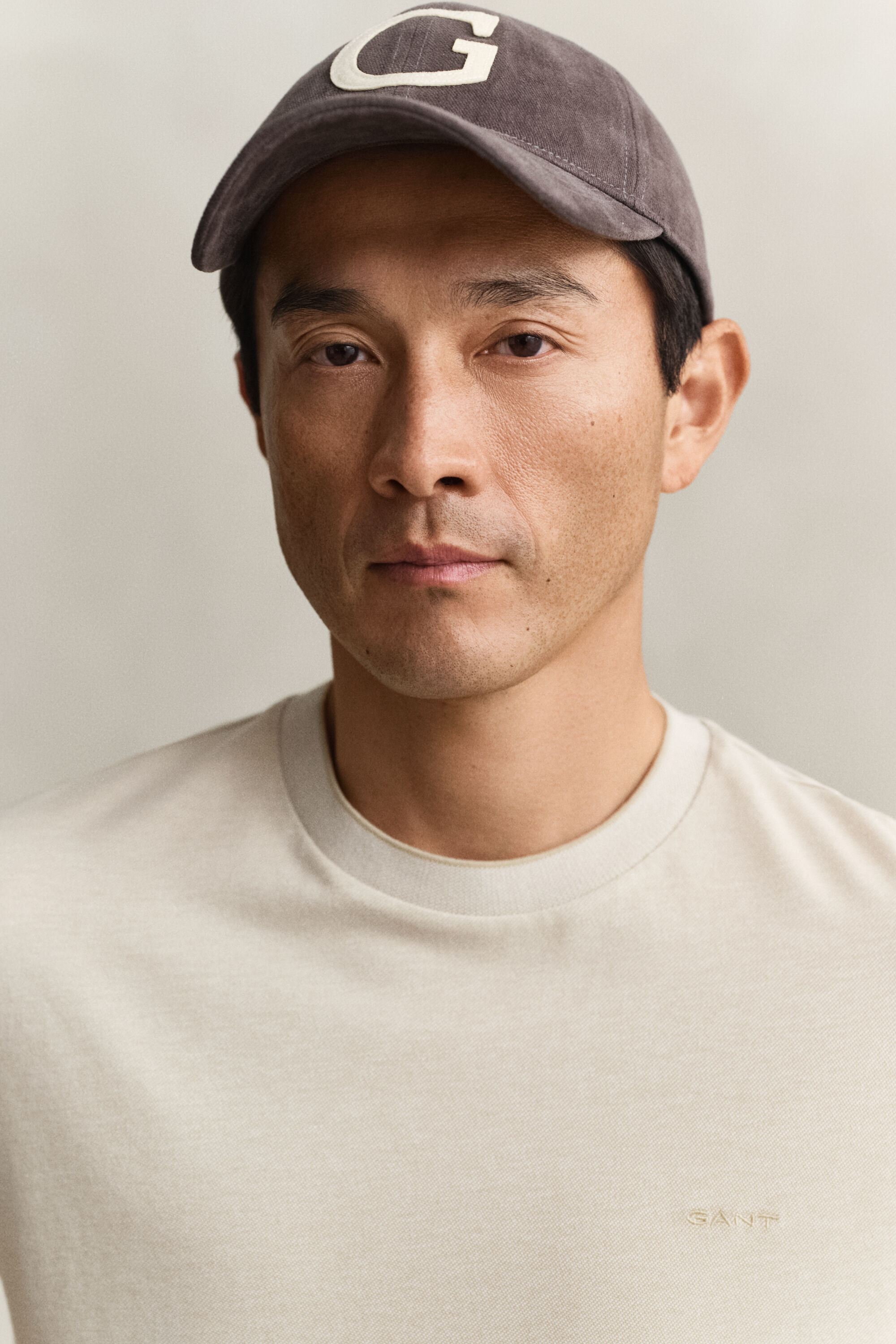 T-shirt in piqué bicolore