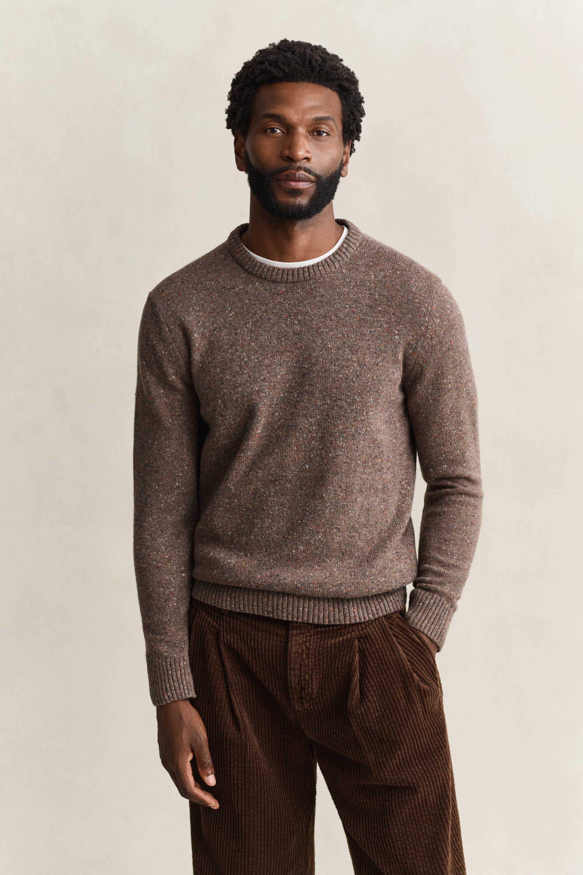 Maglia girocollo in misto lana Nepps