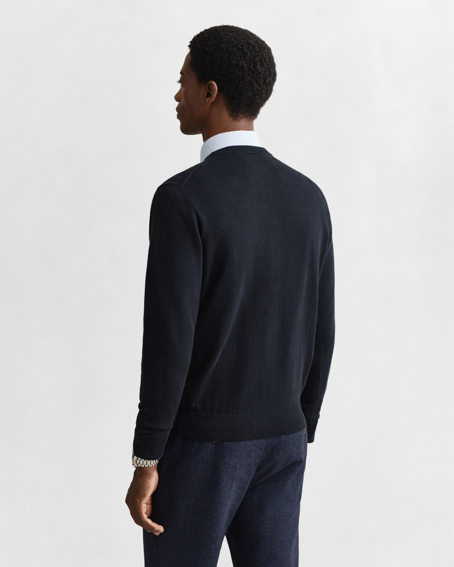 Maglia girocollo in cotone classico