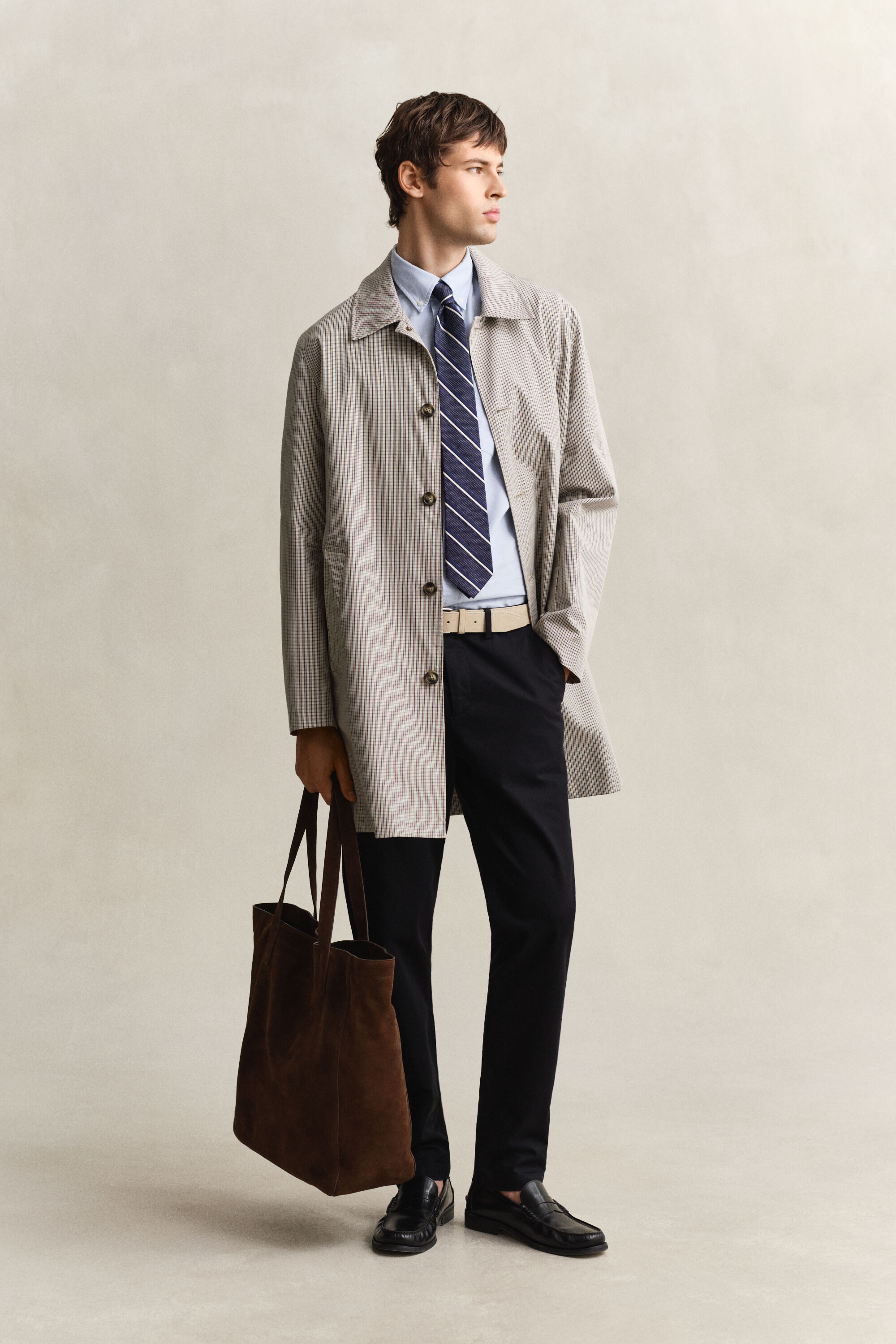 Impermeabile in misto cotone