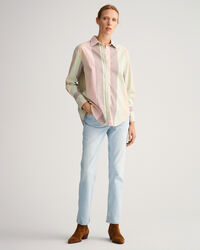 Camicia a righe assortite relaxed fit